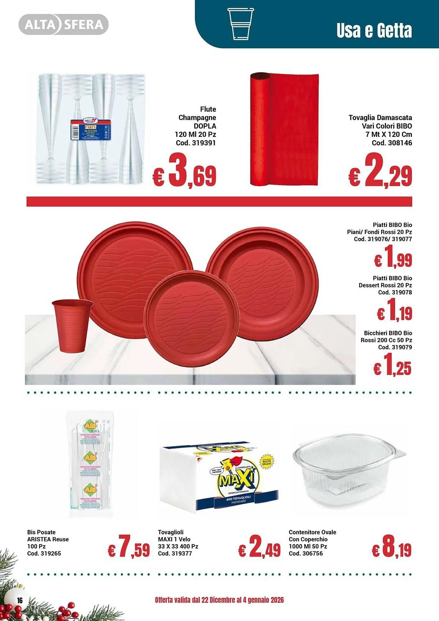 Volantino Centro Cash da 22 dicembre a 4 gennaio di 2026 - Pagina del volantino 16