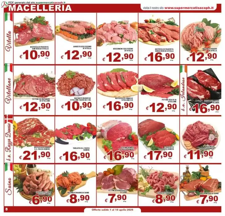 Sottocosto da 1 aprile a 10 aprile di 2025 - Pagina del volantino 8