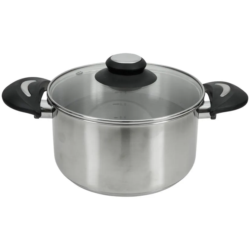 Casseruola con coperchio in vetro Sola