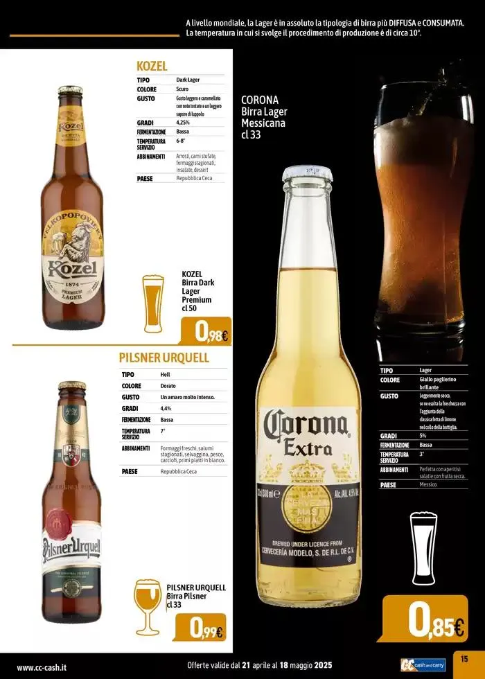 Carta birre 2025 da 22 aprile a 18 maggio di 2025 - Pagina del volantino 15