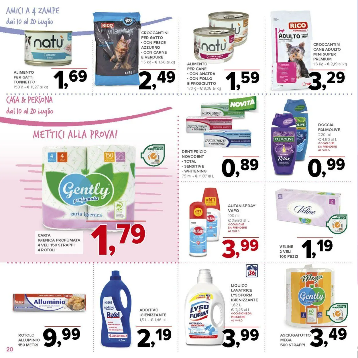 Todis Volantino attuale da 3 settembre a 17 settembre di 2025 - Pagina del volantino 20