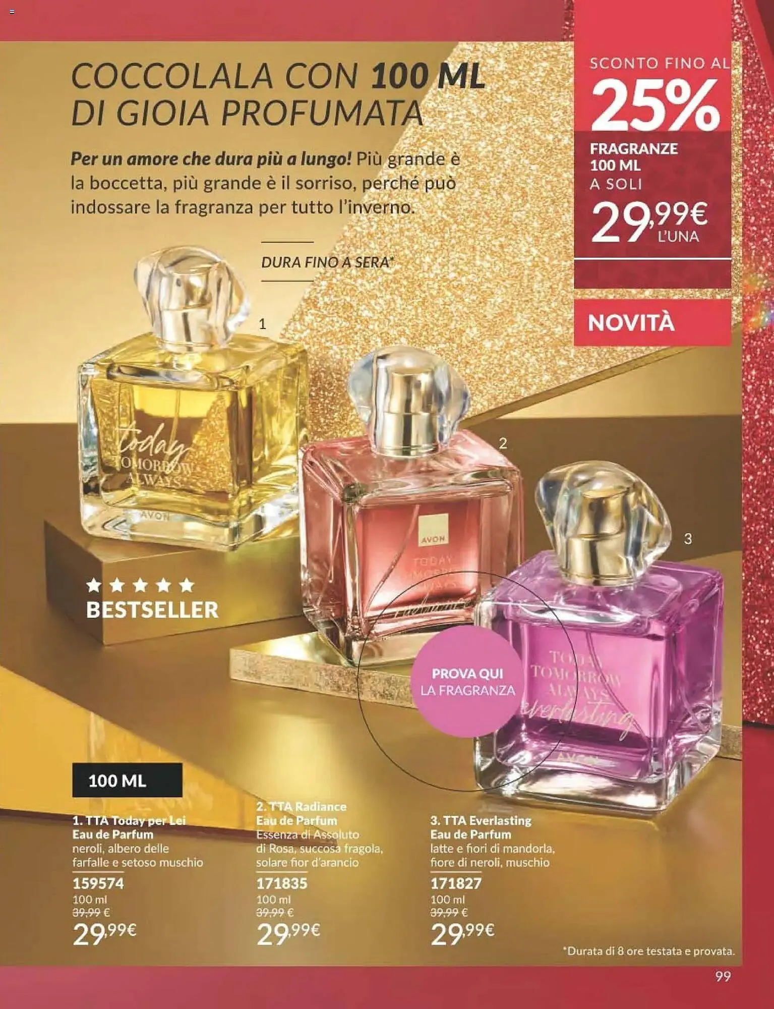 Catalogo Avon da 1 dicembre a 30 dicembre di 2025 - Pagina del volantino 99
