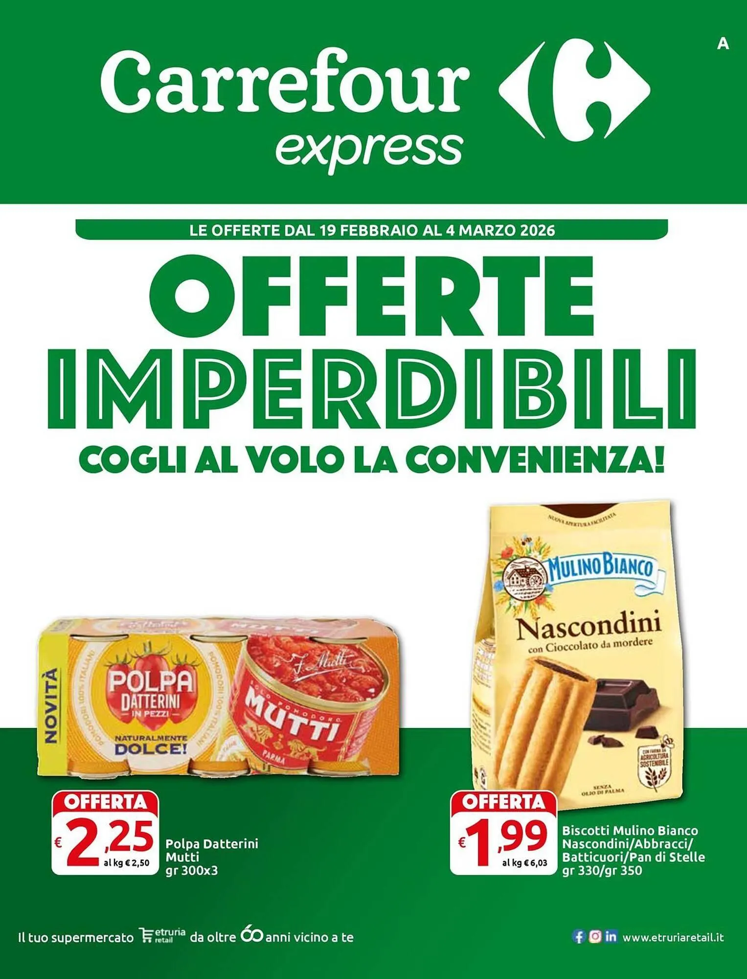Volantino Carrefour Express da 19 febbraio a 4 marzo di 2026 - Pagina del volantino 1