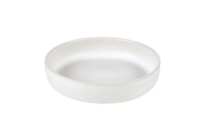 SOUL IVORY Piatto fondo bianco