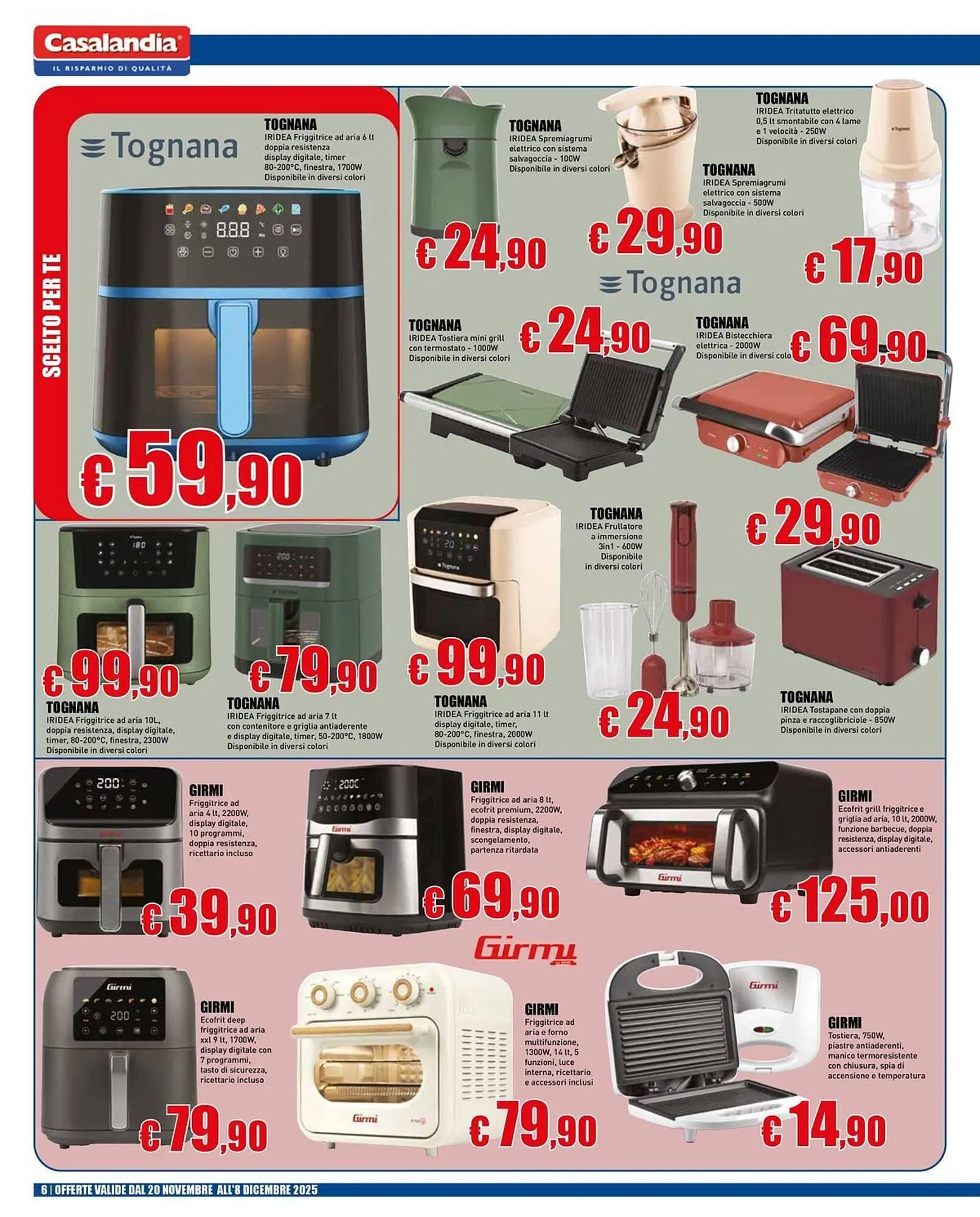 Volantino Casalandia da 20 novembre a 8 dicembre di 2025 - Pagina del volantino 6