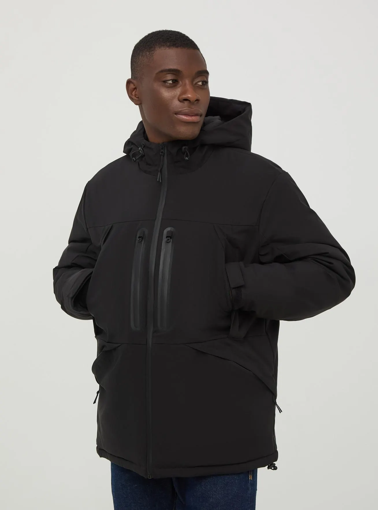 Giubbotto tecnico imbottito Nero