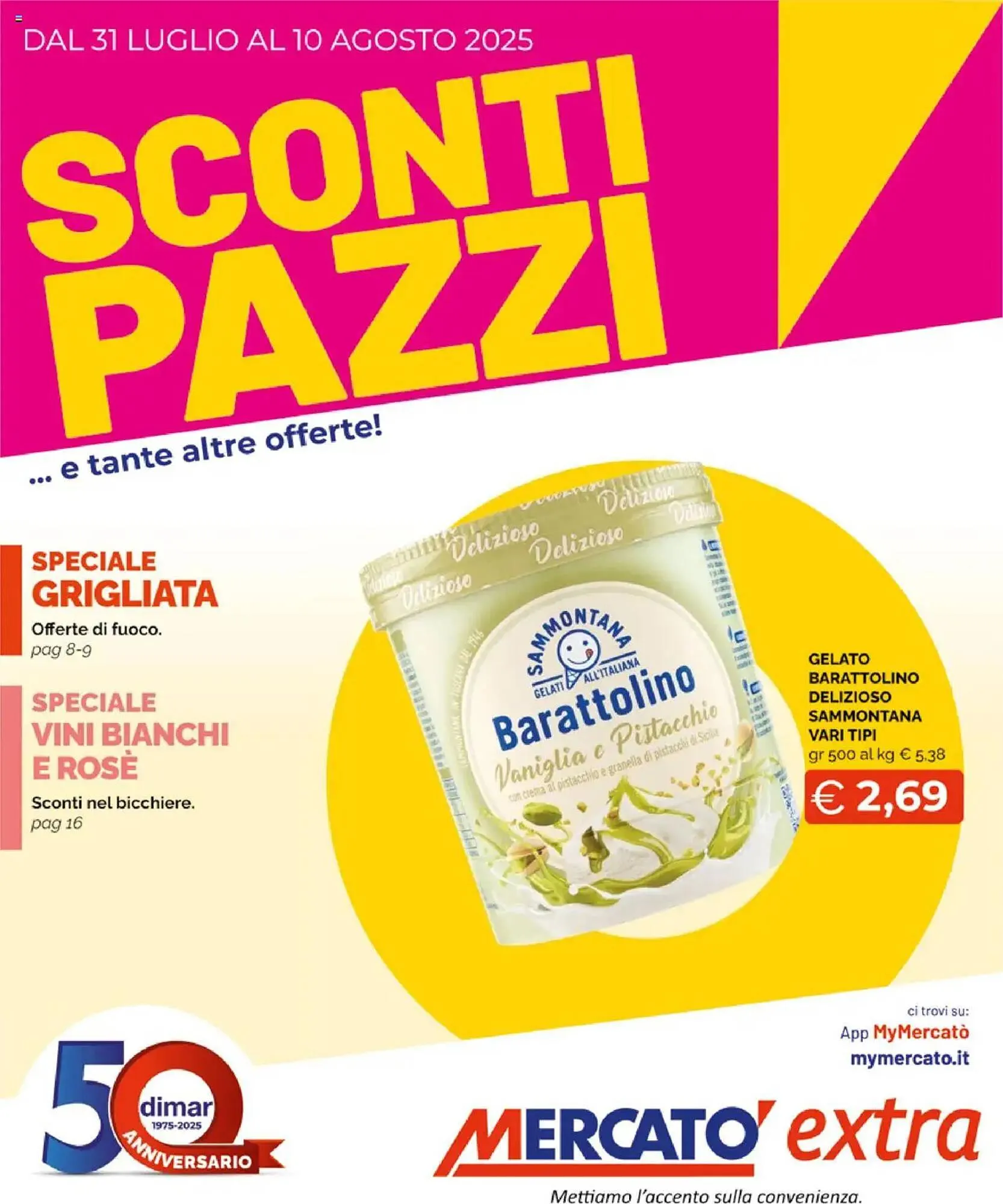 Volantino Mercatò Extra da 31 luglio a 10 agosto di 2025 - Pagina del volantino 1