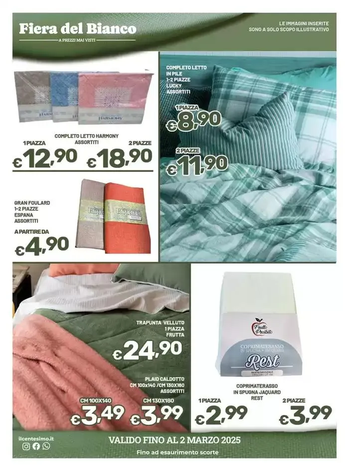 Fiera del bianco da 4 febbraio a 3 marzo di 2025 - Pagina del volantino 2