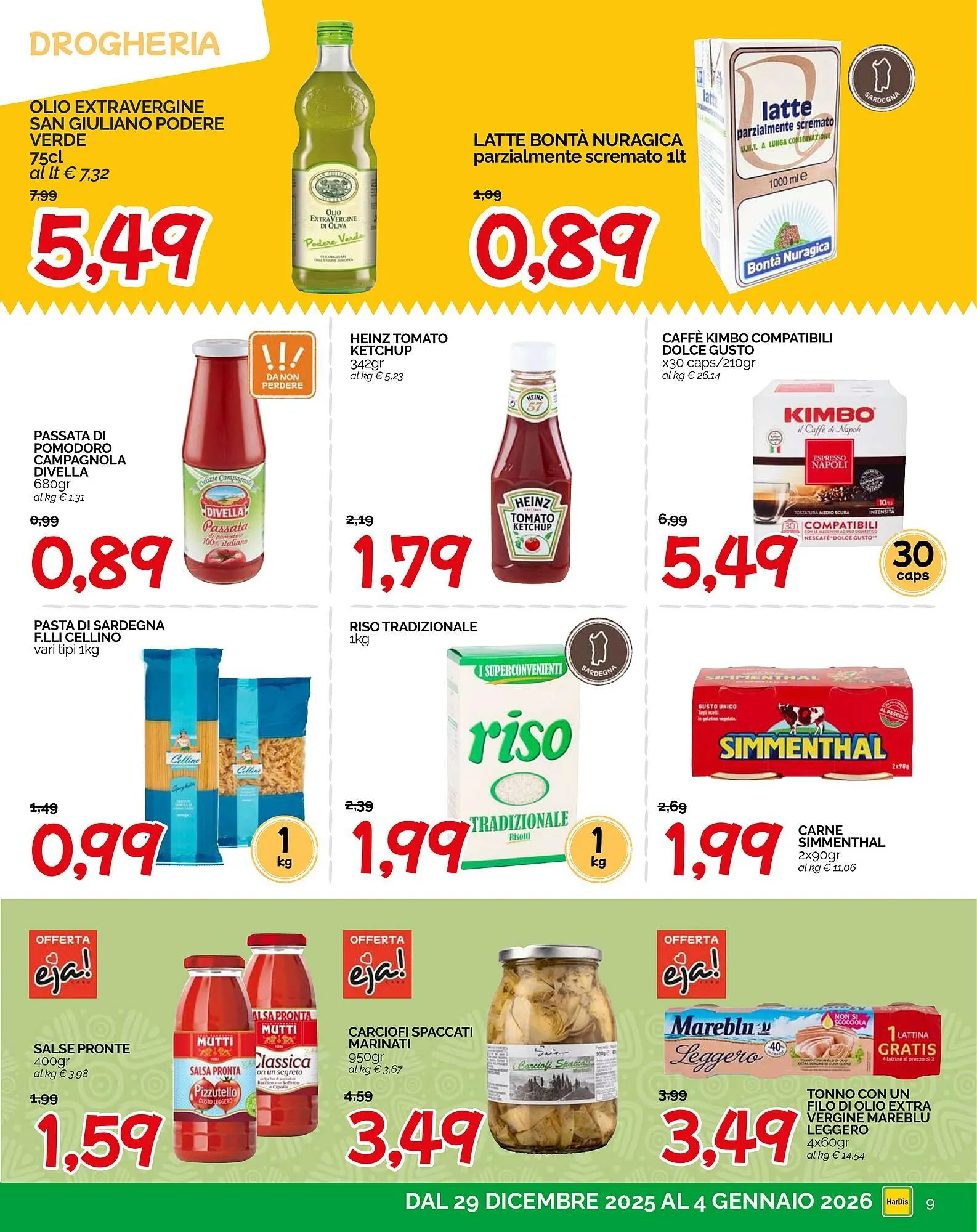 Volantino Hardis da 29 dicembre a 4 gennaio di 2026 - Pagina del volantino 9