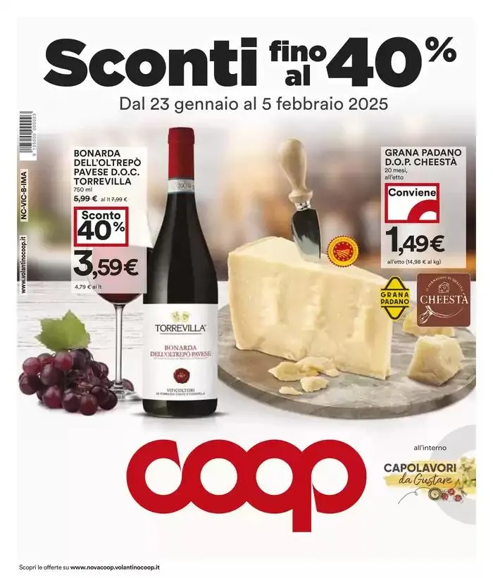 Sconti Fino al 40 % da 23 gennaio a 5 febbraio di 2025 - Pagina del volantino 1