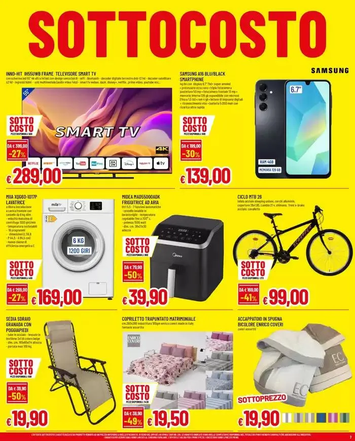 SOTTOCOSTO da 28 marzo a 5 aprile di 2025 - Pagina del volantino 7