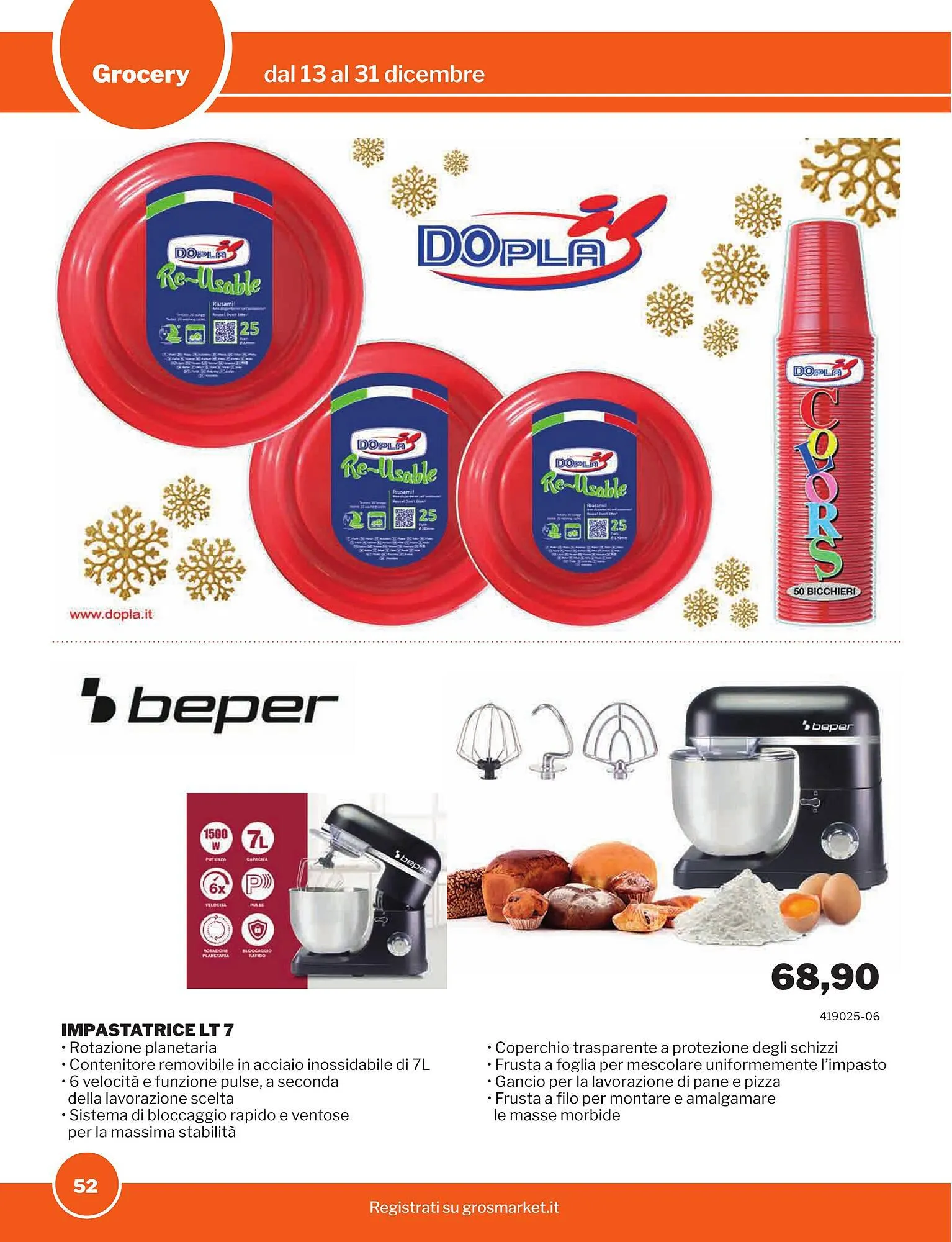 Volantino SoGeGross da 13 dicembre a 31 dicembre di 2023 - Pagina del volantino 52
