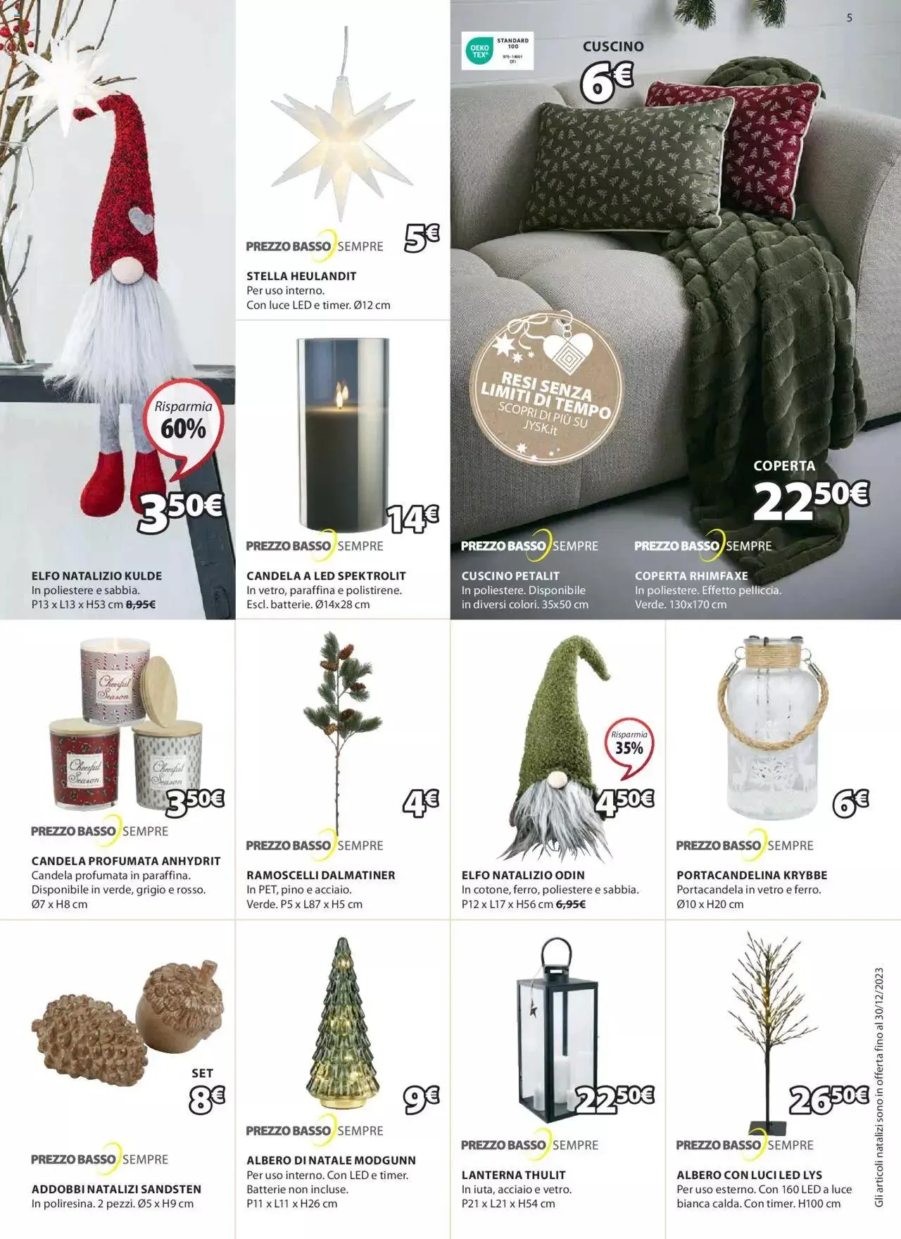 JYSK - Offerte da 7 dicembre a 4 gennaio di 2024 - Pagina del volantino 6