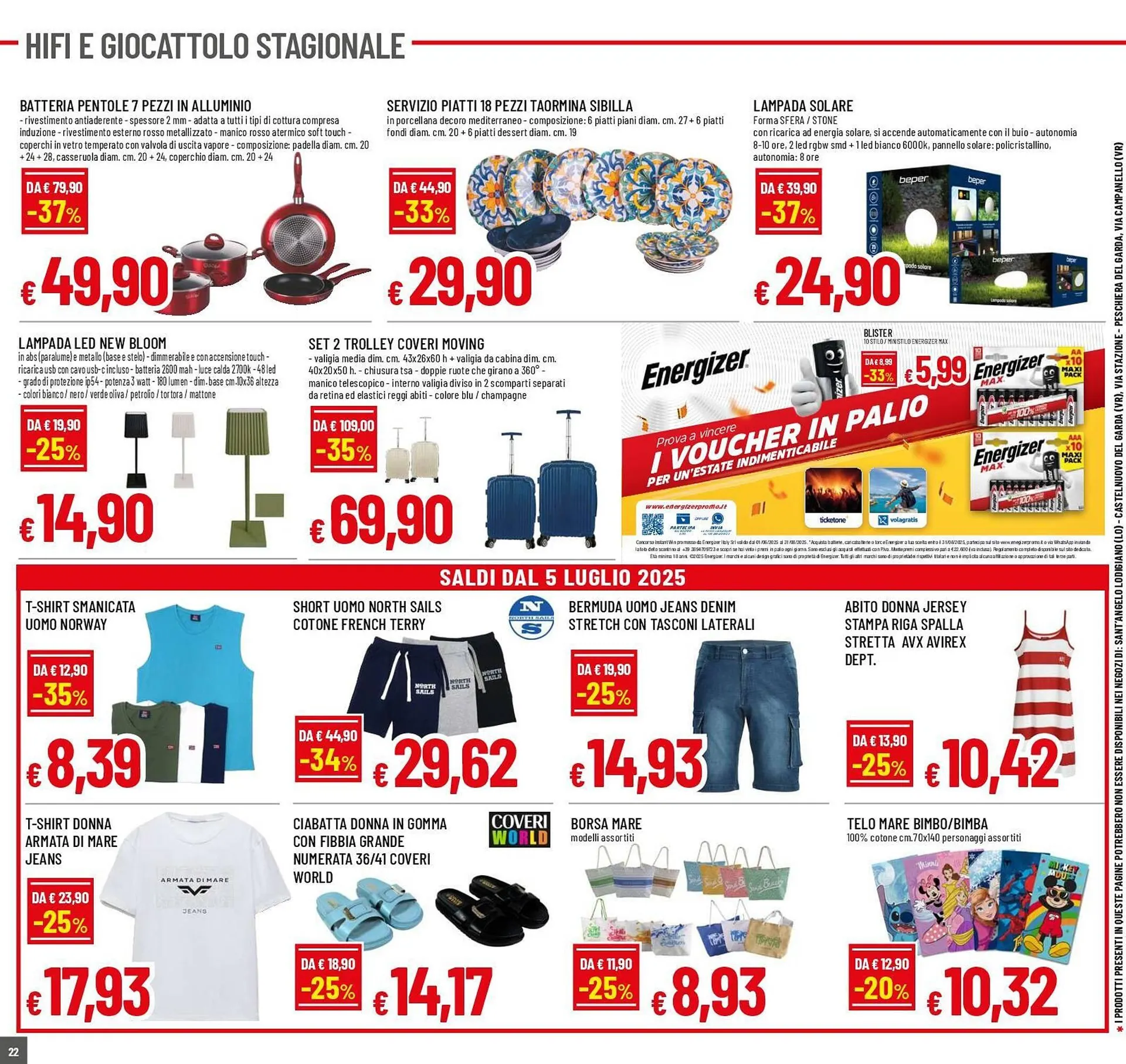 Volantino Famila Superstore da 3 luglio a 16 luglio di 2025 - Pagina del volantino 22