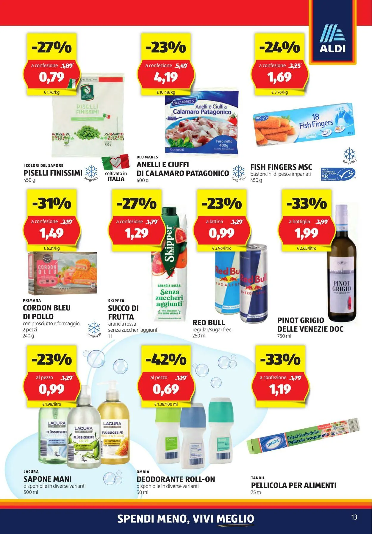 Aldi Volantino attuale da 22 aprile a 28 aprile di 2024 - Pagina del volantino 13