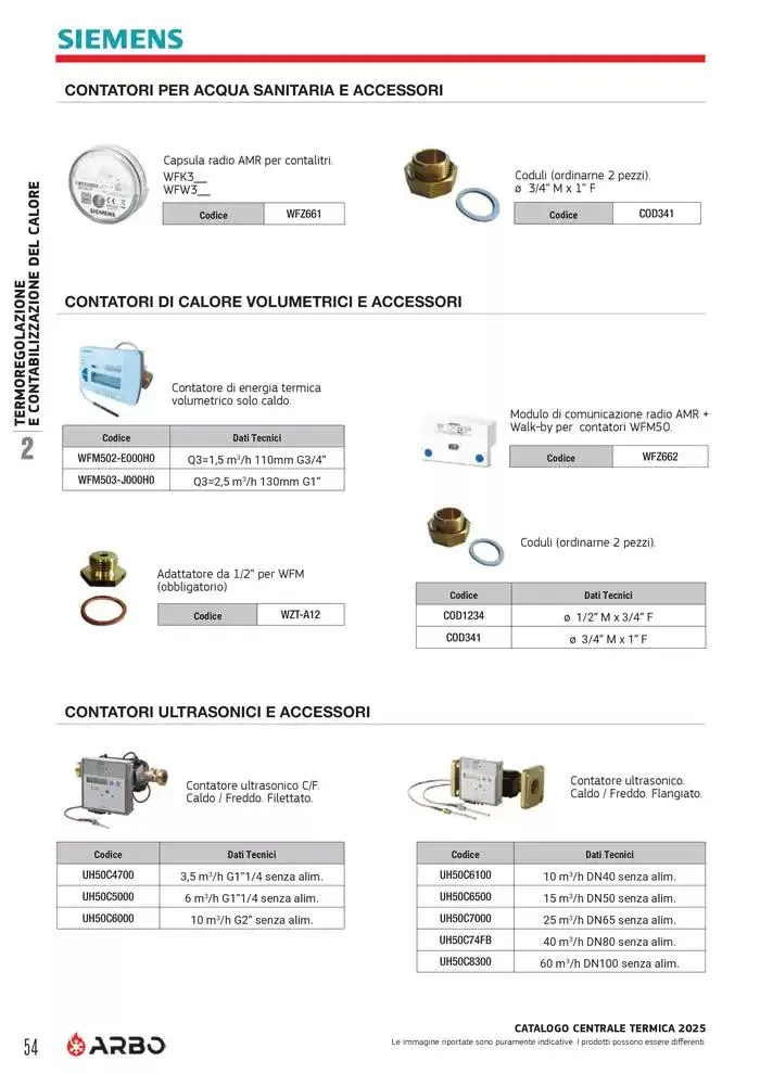 Catalogo Centrale termica 2025  da 8 aprile a 31 dicembre di 2025 - Pagina del volantino 54