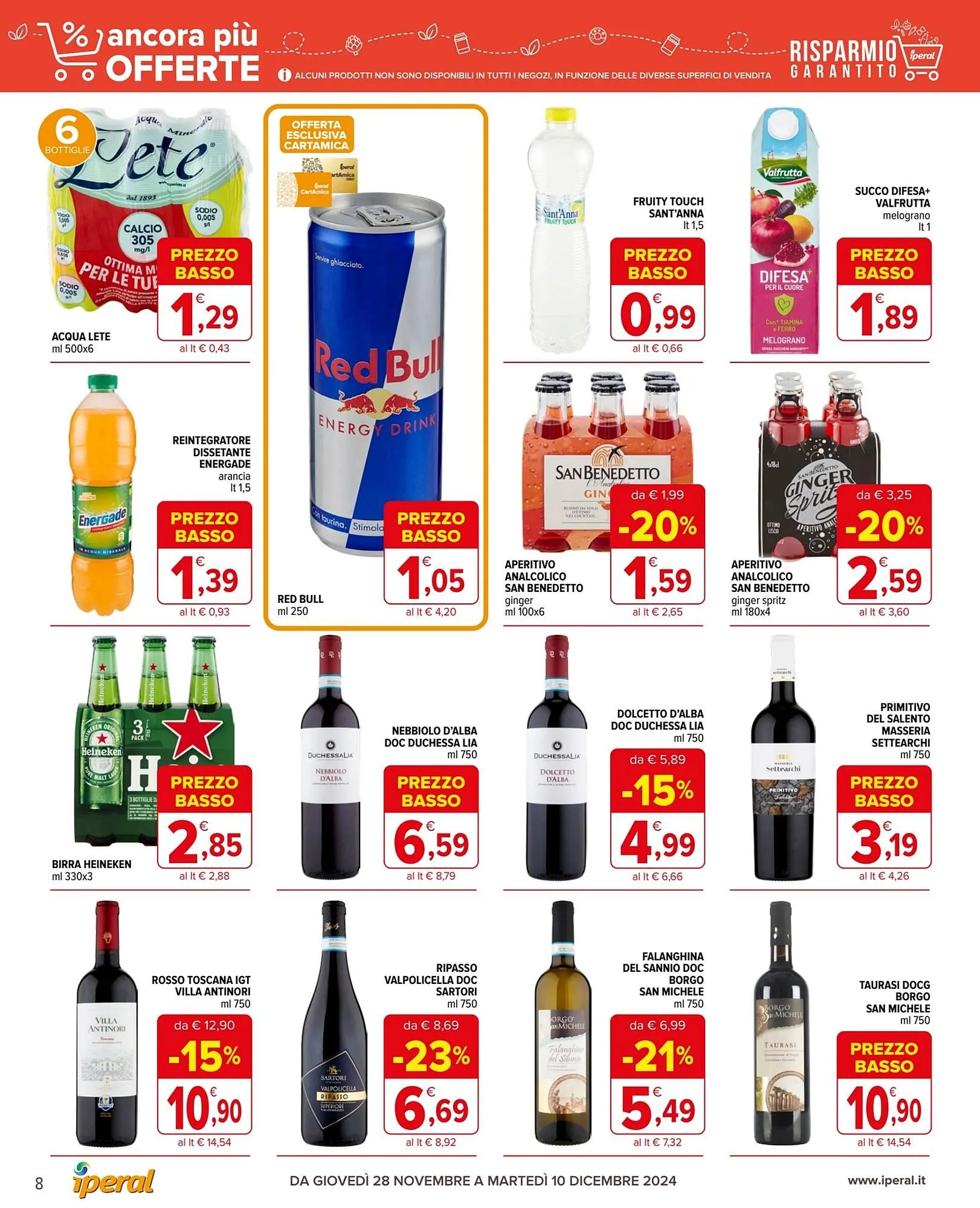Volantino Iperal da 28 novembre a 10 dicembre di 2024 - Pagina del volantino 8