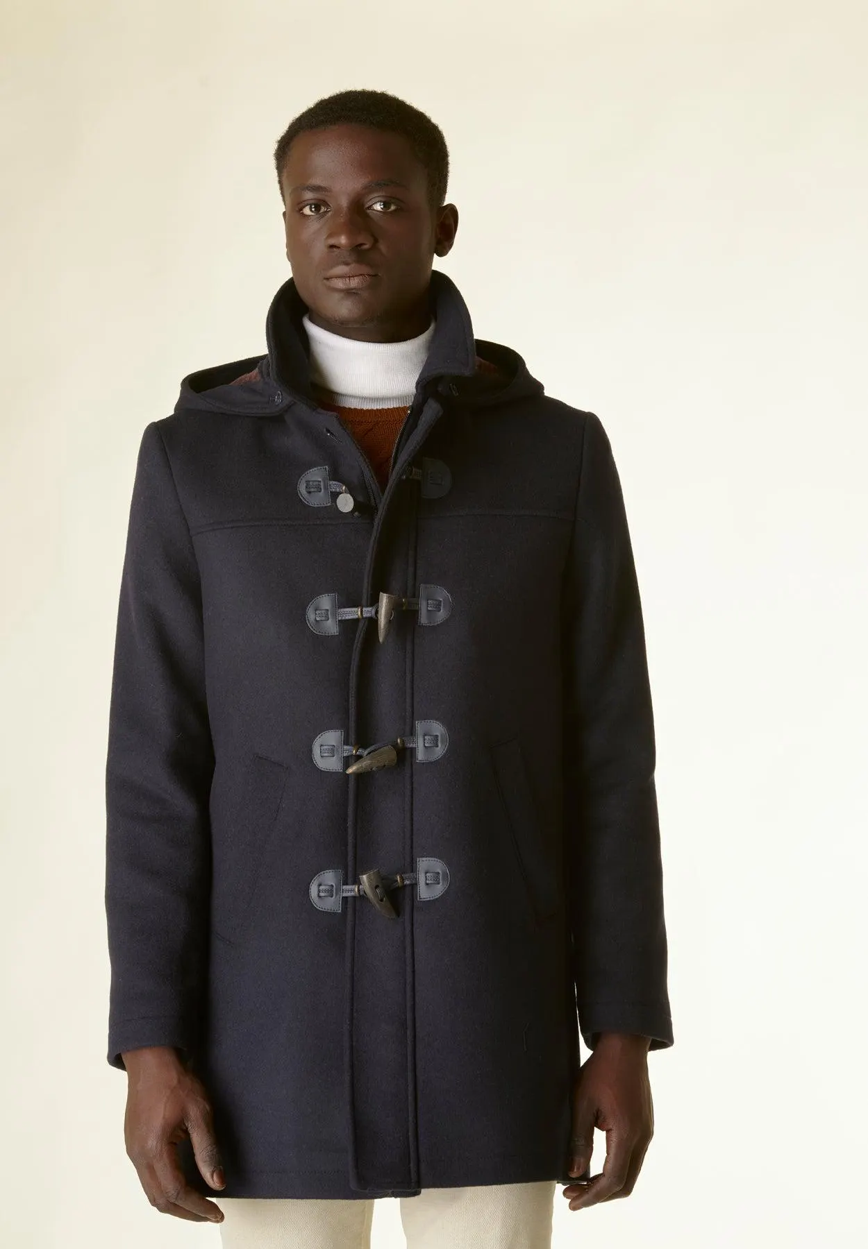 Montgomery blu misto lana