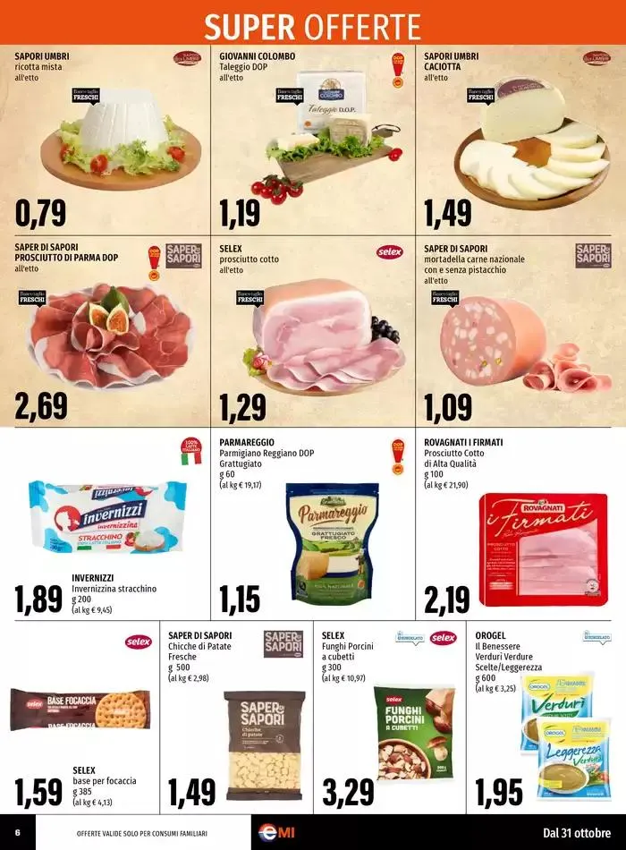 Nuovo Emi Spesa a Montecchio da 1 novembre a 14 novembre di 2024 - Pagina del volantino 6