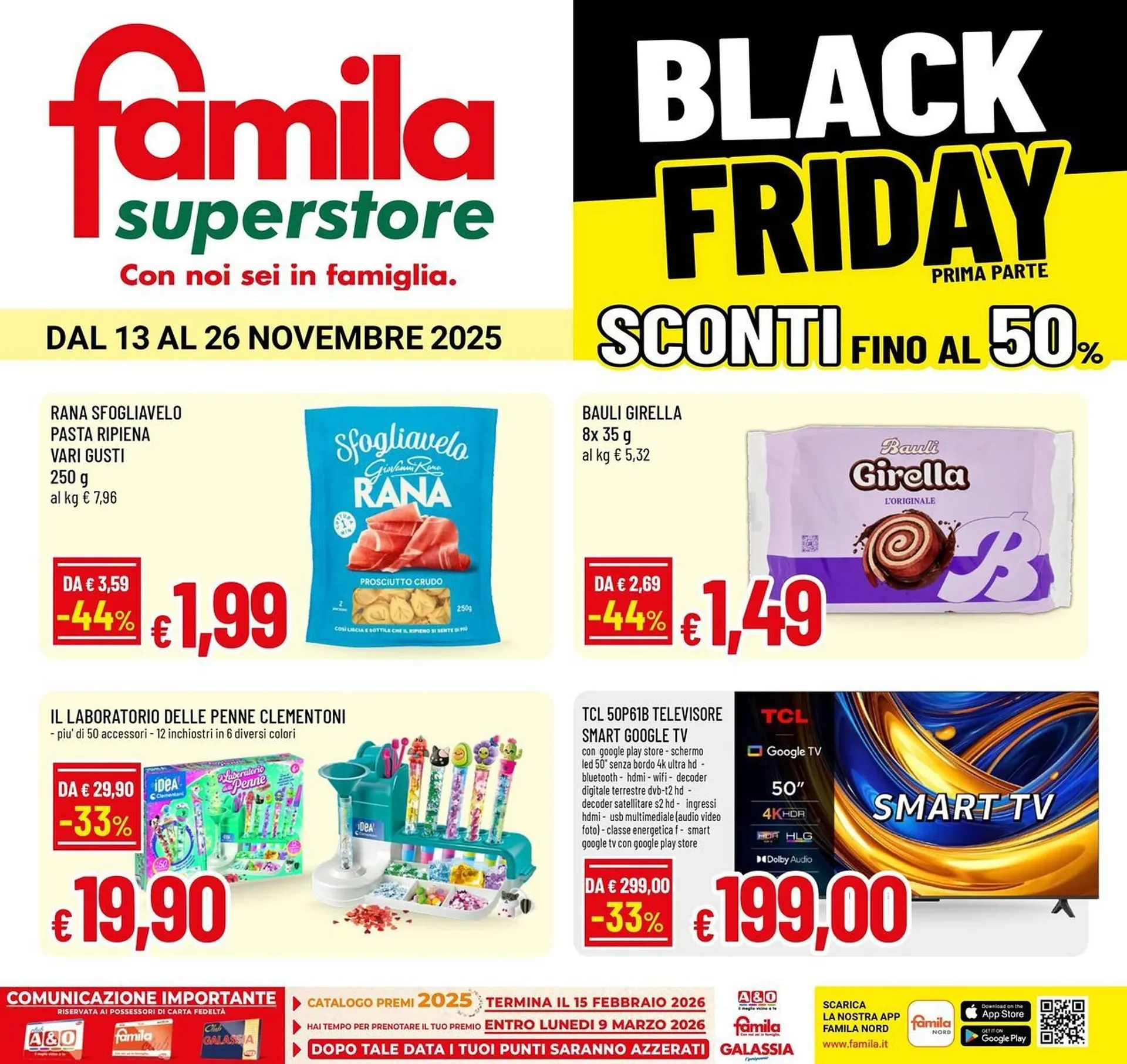 Volantino Famila Superstore da 13 novembre a 26 novembre di 2025 - Pagina del volantino 1