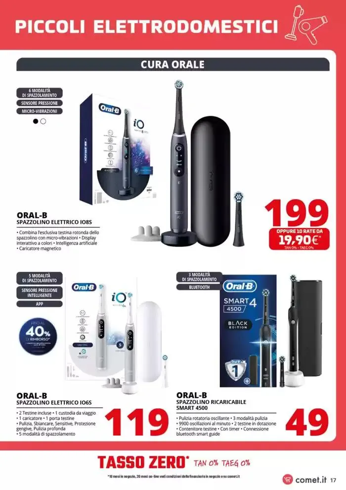 Speciale Piccoli Elettrodomestici da Comet! da 3 aprile a 16 aprile di 2025 - Pagina del volantino 17