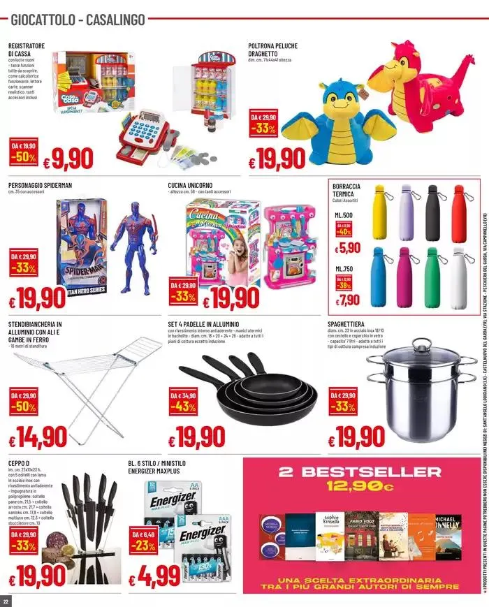 GRANDI MARCHE - SCONTI FINO AL 50% da 6 marzo a 16 marzo di 2025 - Pagina del volantino 22
