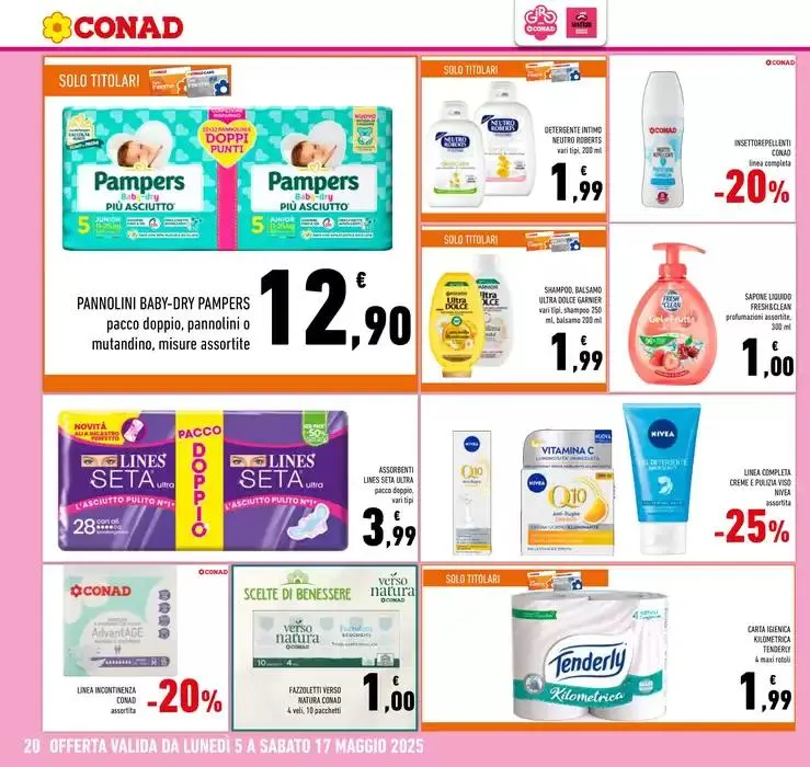 BIS, PRENDI 2 PAGHI 1 da 5 maggio a 17 maggio di 2025 - Pagina del volantino 20