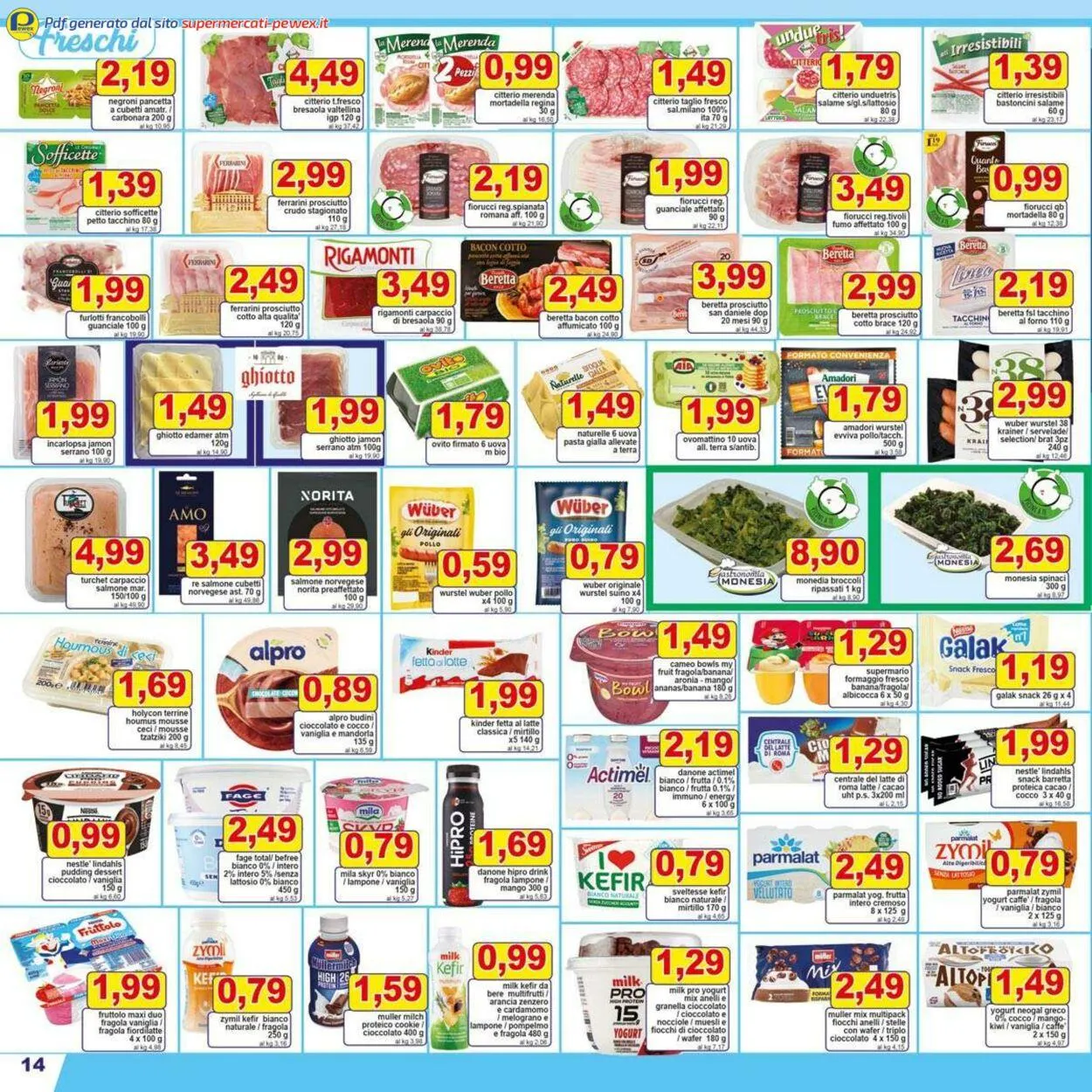 Pewex Volantino attuale da 8 luglio a 22 luglio di 2025 - Pagina del volantino 14