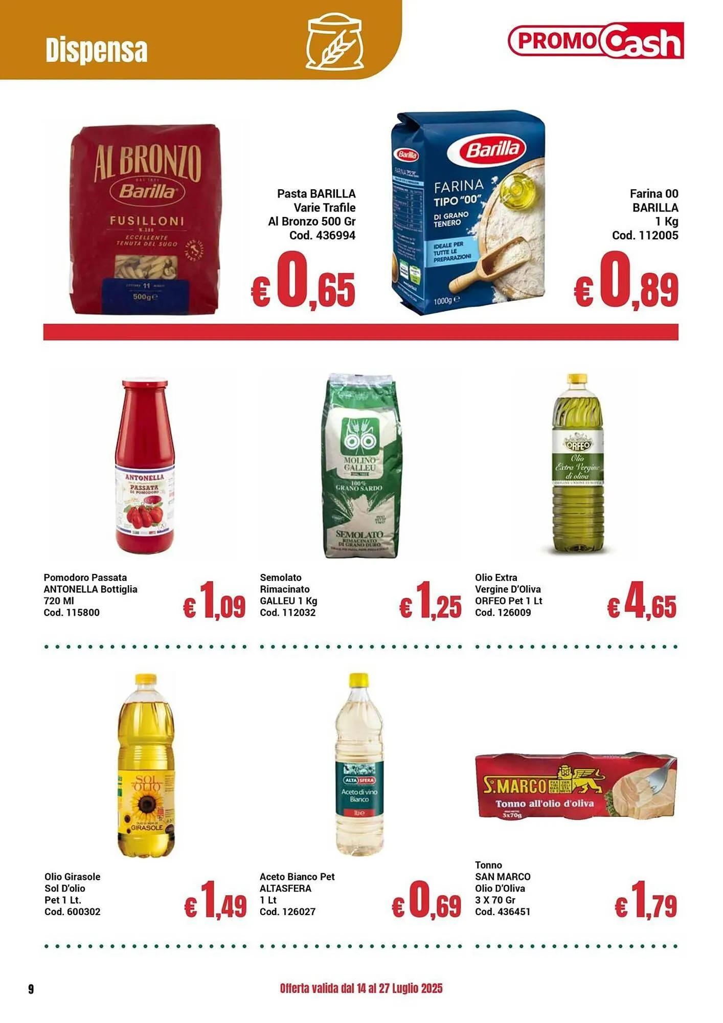 Volantino Centro Cash da 14 luglio a 27 luglio di 2025 - Pagina del volantino 9