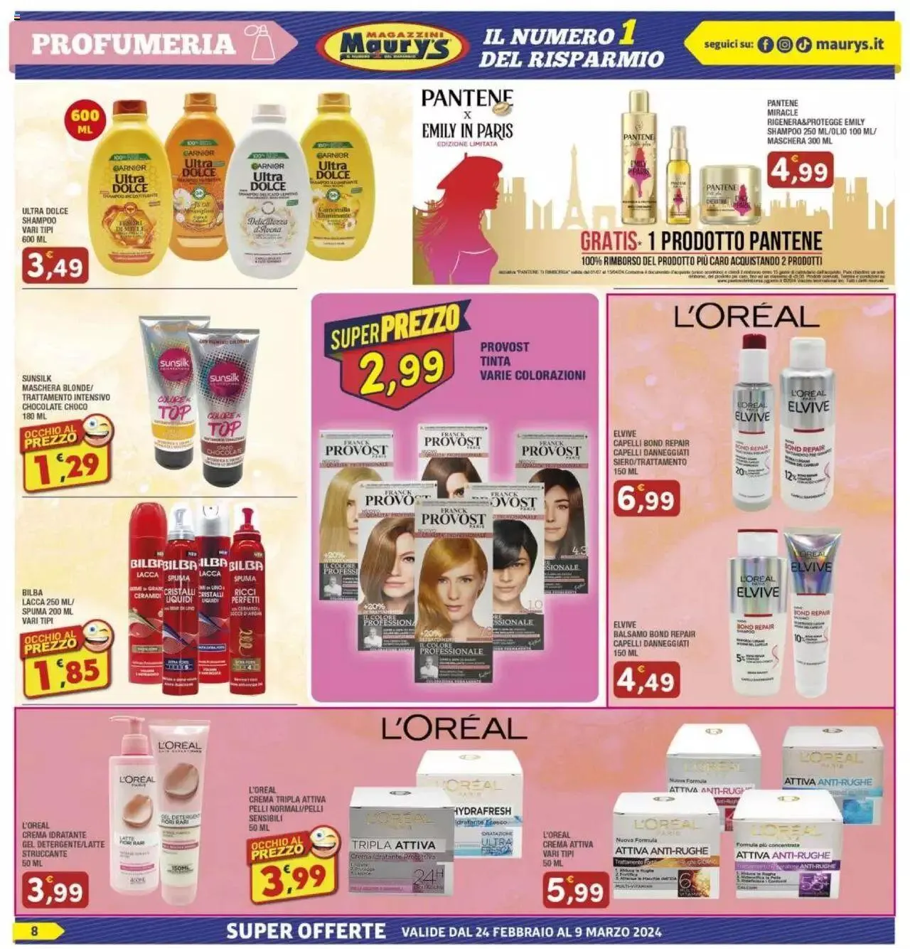 Volantino Maury's da 24 febbraio a 9 marzo di 2024 - Pagina del volantino 8