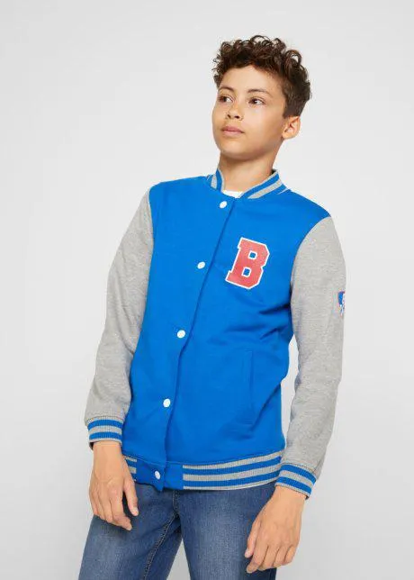 Giacca in felpa in stile college