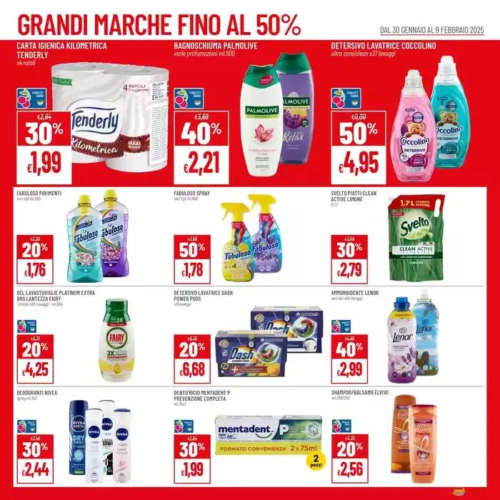 Grandi marche sconti fino al 50% da 30 gennaio a 9 febbraio di 2025 - Pagina del volantino 7