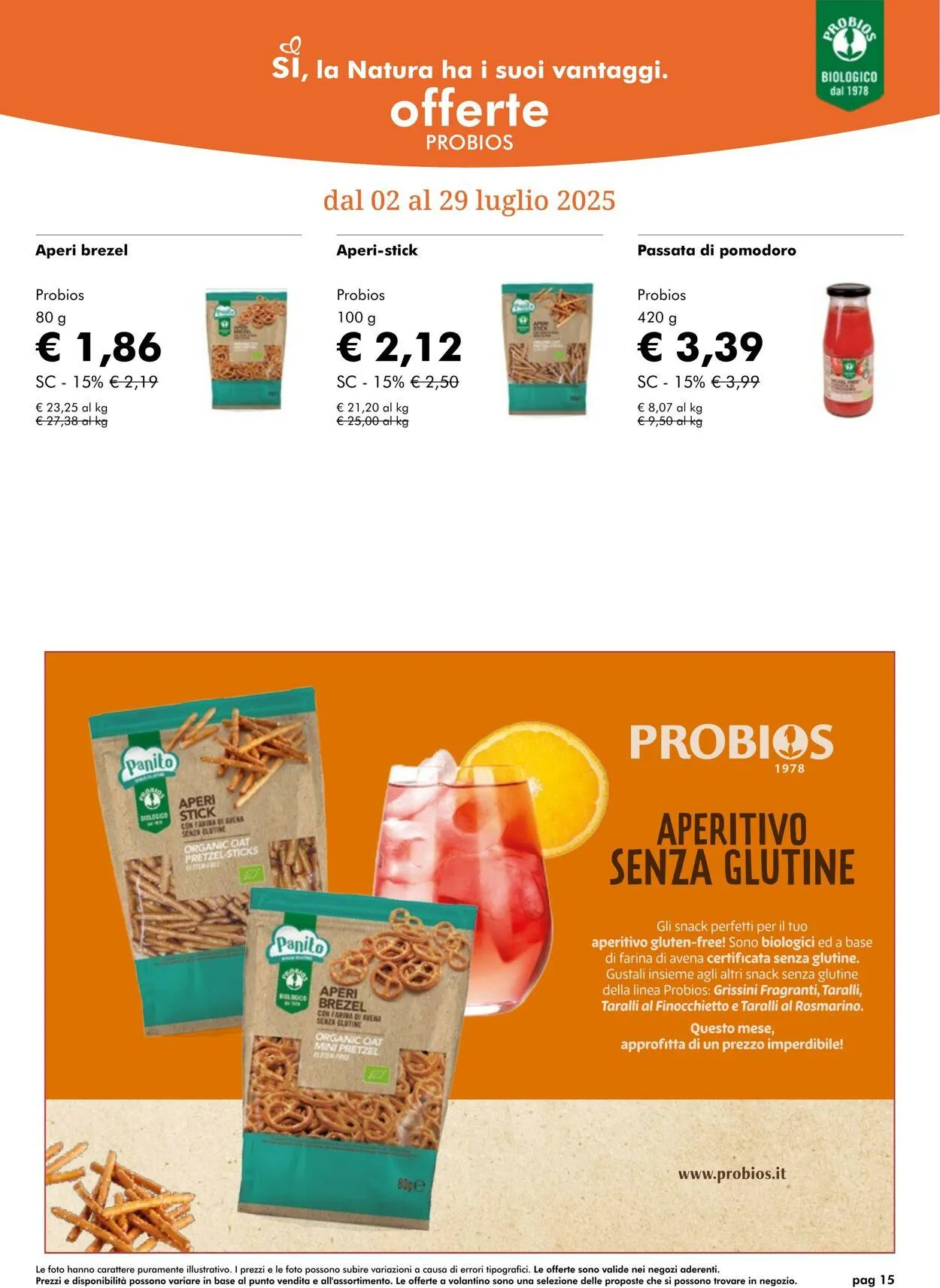 Natura Sì Volantino attuale da 31 luglio a 14 agosto di 2025 - Pagina del volantino 15