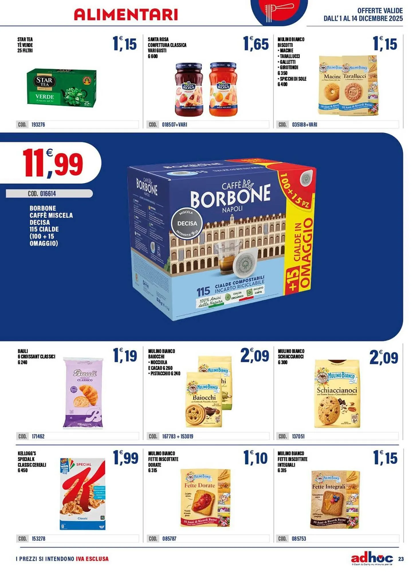 Volantino Adhoc da 2 dicembre a 14 dicembre di 2025 - Pagina del volantino 23