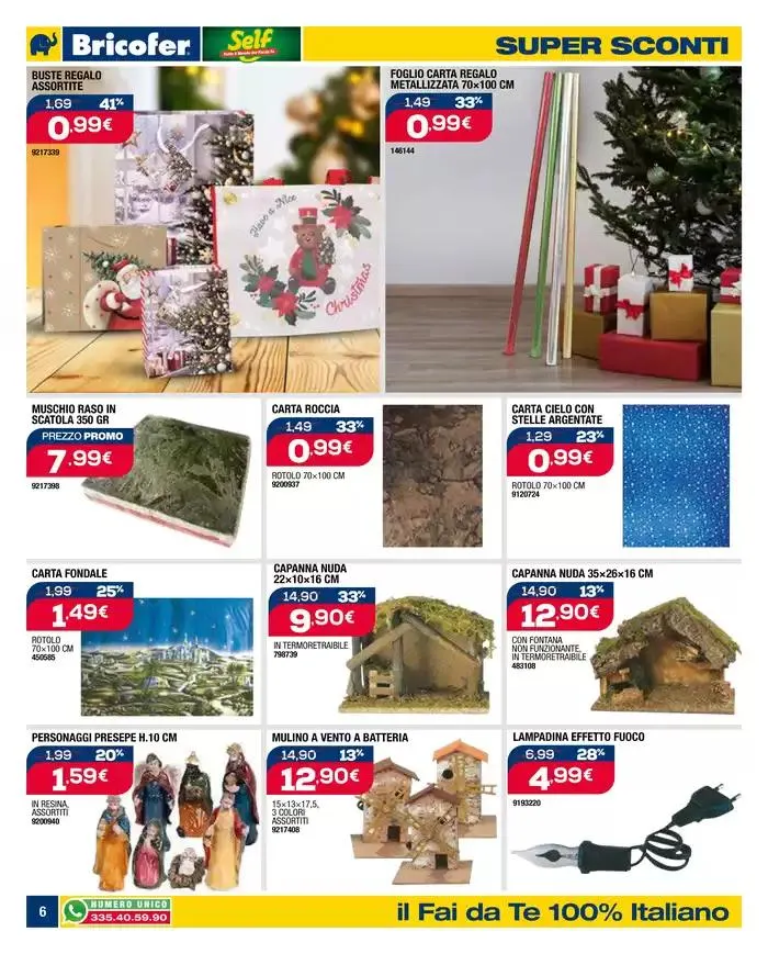 Abbiamo ribassato i prezzi di 5000 prodotti fino al 25% da 26 novembre a 8 dicembre di 2024 - Pagina del volantino 6