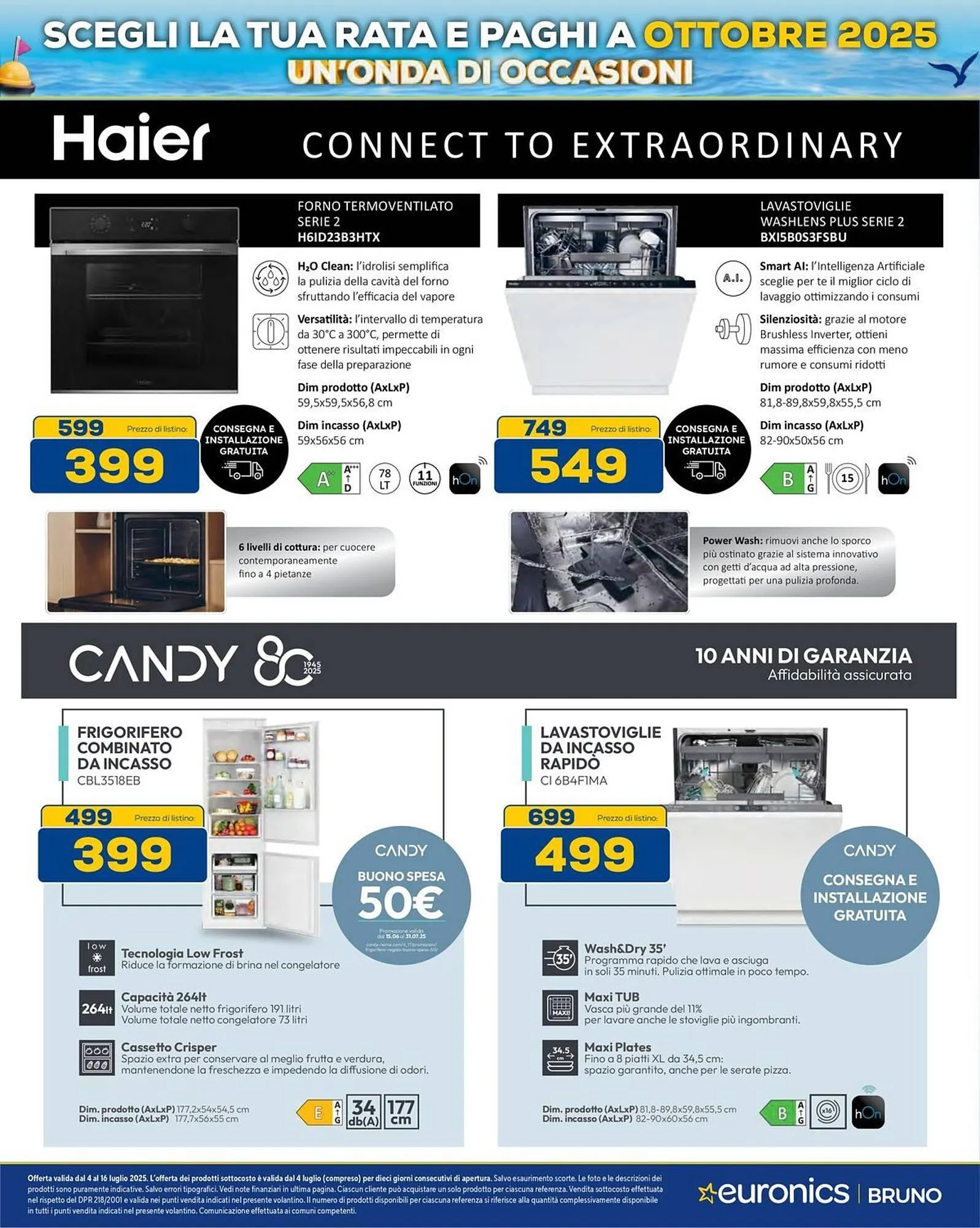 Volantino Euronics da 4 luglio a 16 luglio di 2025 - Pagina del volantino 42