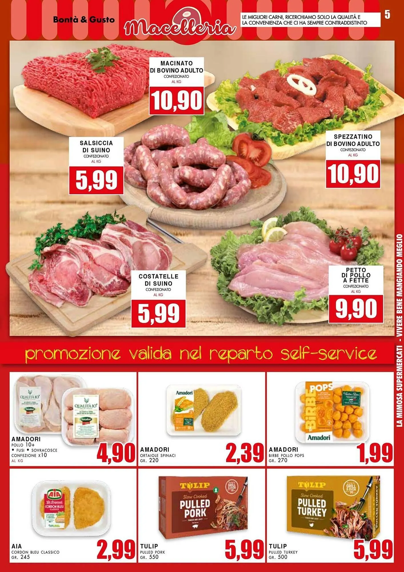 Volantino La Mimosa Supermercati da 30 giugno a 13 luglio di 2025 - Pagina del volantino 5
