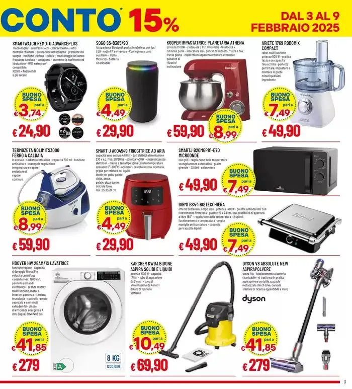 Buono sconto 15% da 3 febbraio a 9 febbraio di 2025 - Pagina del volantino 3