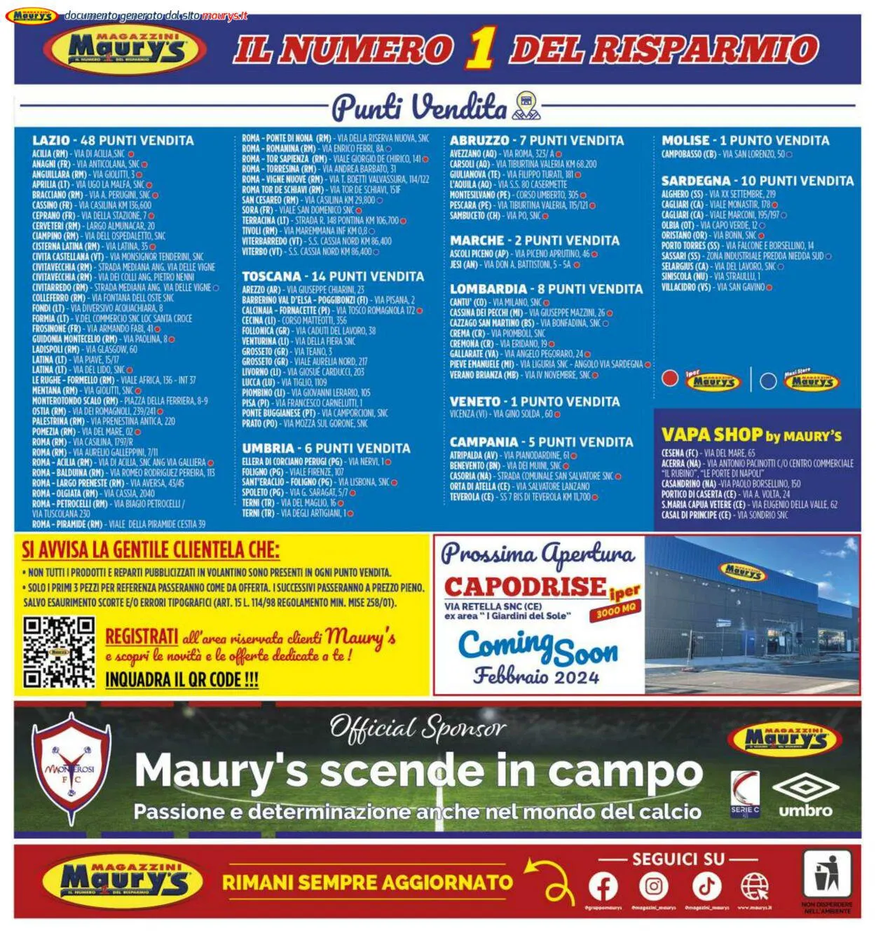 Maury's Volantino attuale da 27 gennaio a 10 febbraio di 2024 - Pagina del volantino 24