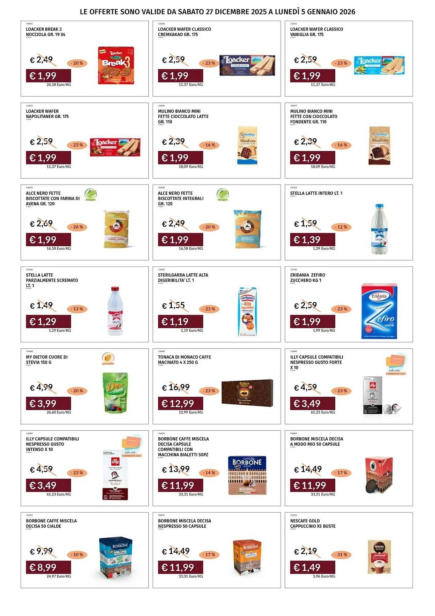 Volantino Prezzemolo e Vitale da 29 dicembre a 5 gennaio di 2026 - Pagina del volantino 13