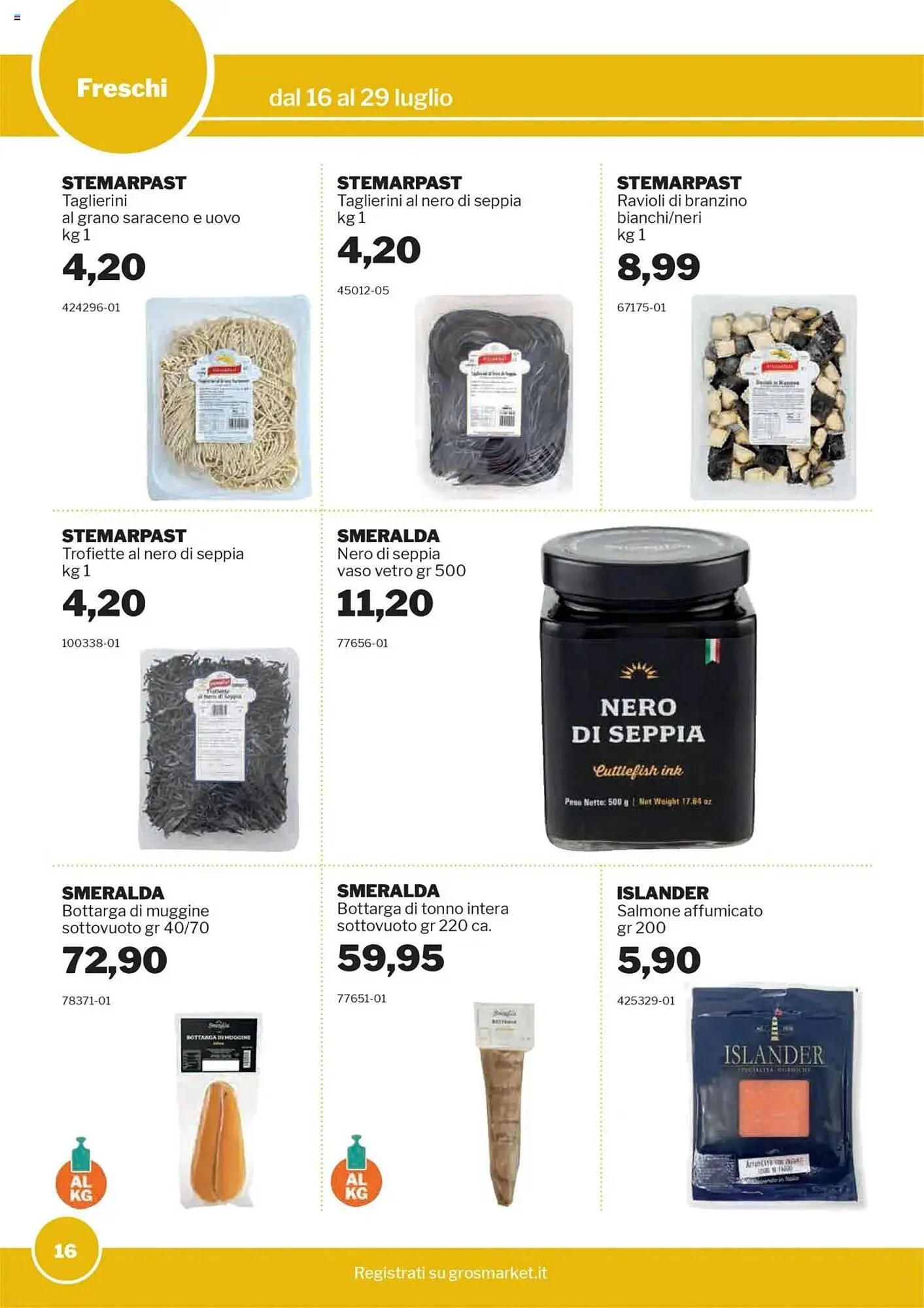 Volantino GrosMarket da 16 luglio a 29 luglio di 2025 - Pagina del volantino 16