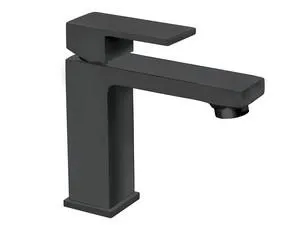 Rubinetteria monocomando serie Kyra nero opaco