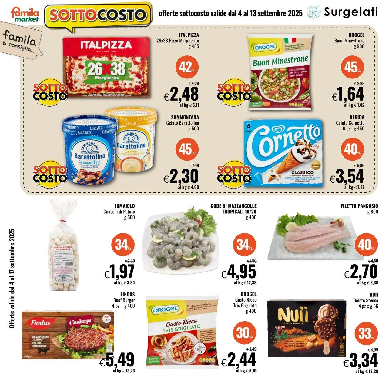 Famila Volantino attuale da 4 settembre a 17 settembre di 2025 - Pagina del volantino 4