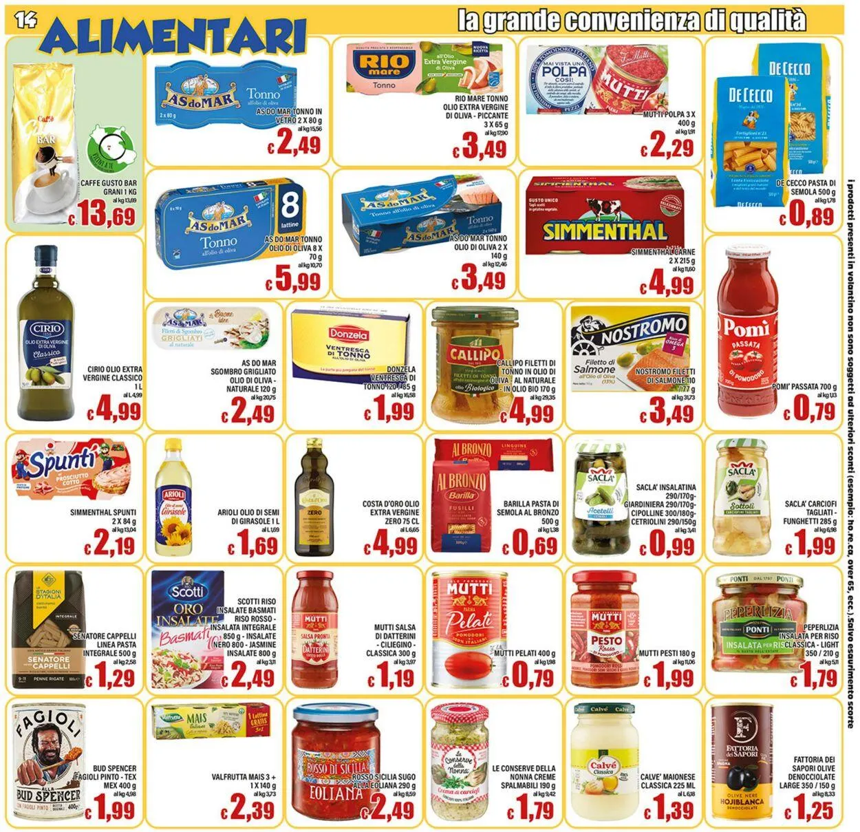 Top Supermercati Volantino attuale da 28 agosto a 11 settembre di 2025 - Pagina del volantino 14
