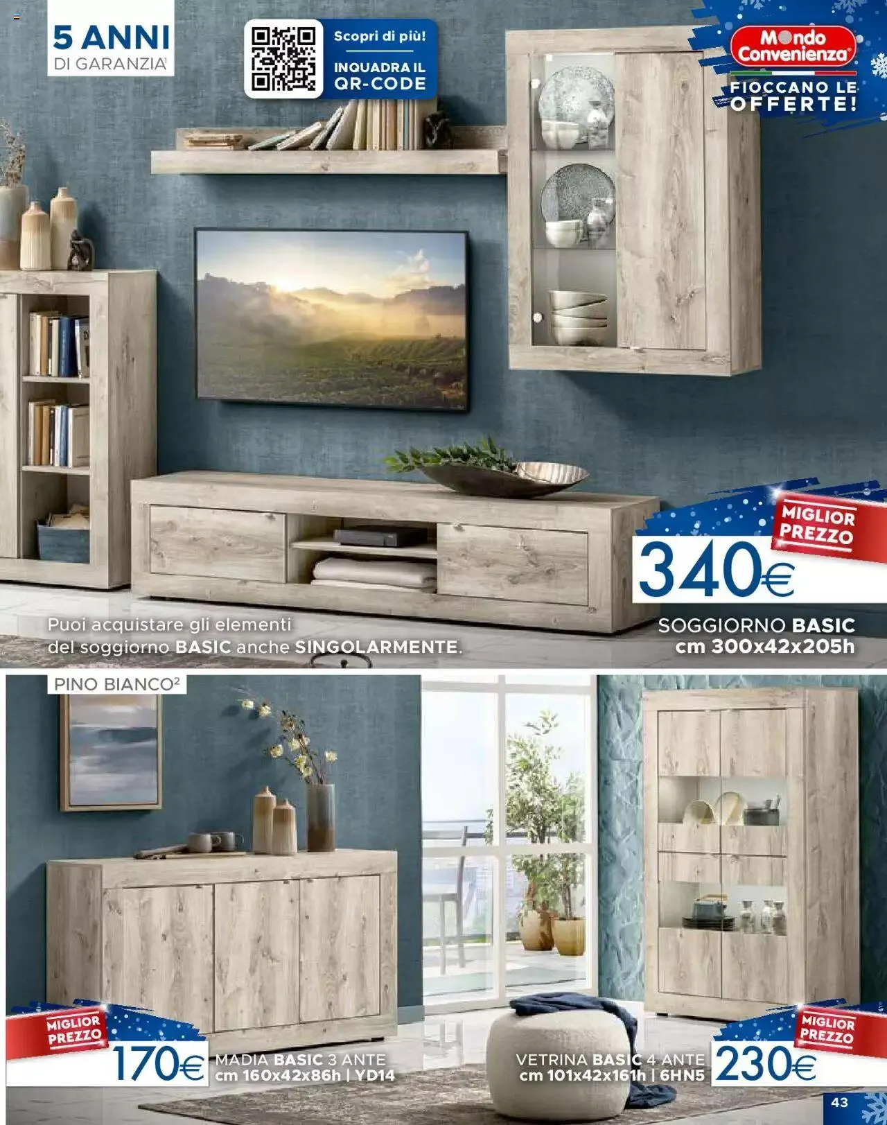 Mondo Convenienza - Catalogo Speciale Autunno da 1 novembre a 31 dicembre di 2023 - Pagina del volantino 45