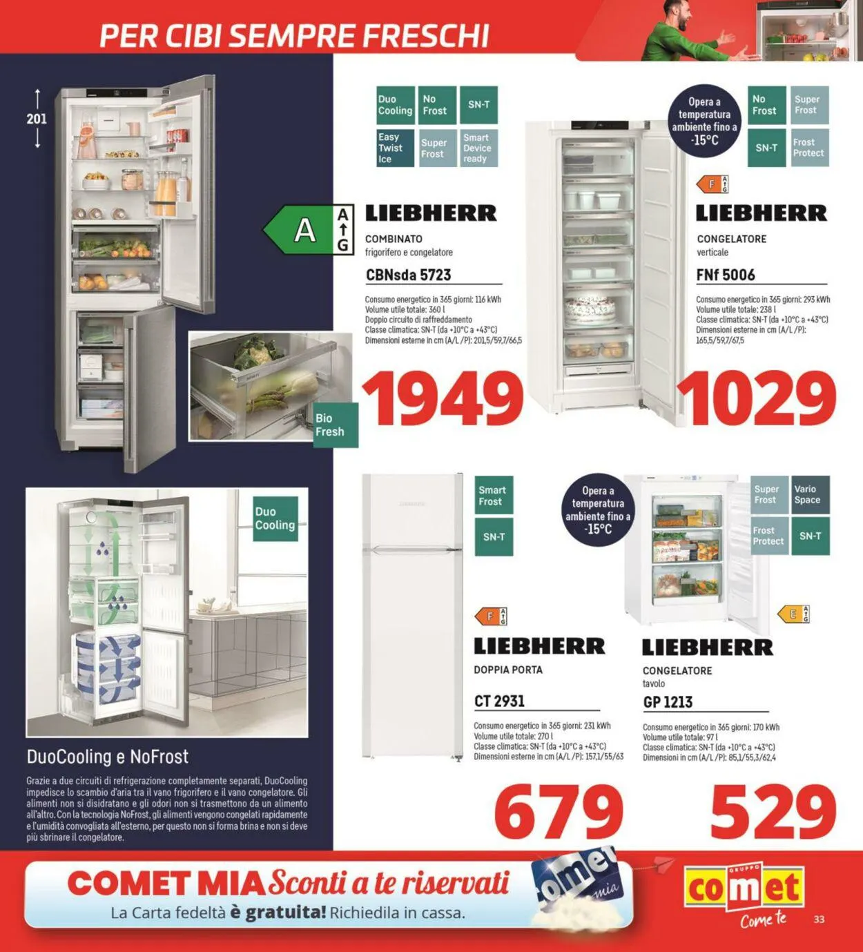 Comet Volantino attuale da 11 ottobre a 25 ottobre di 2023 - Pagina del volantino 33