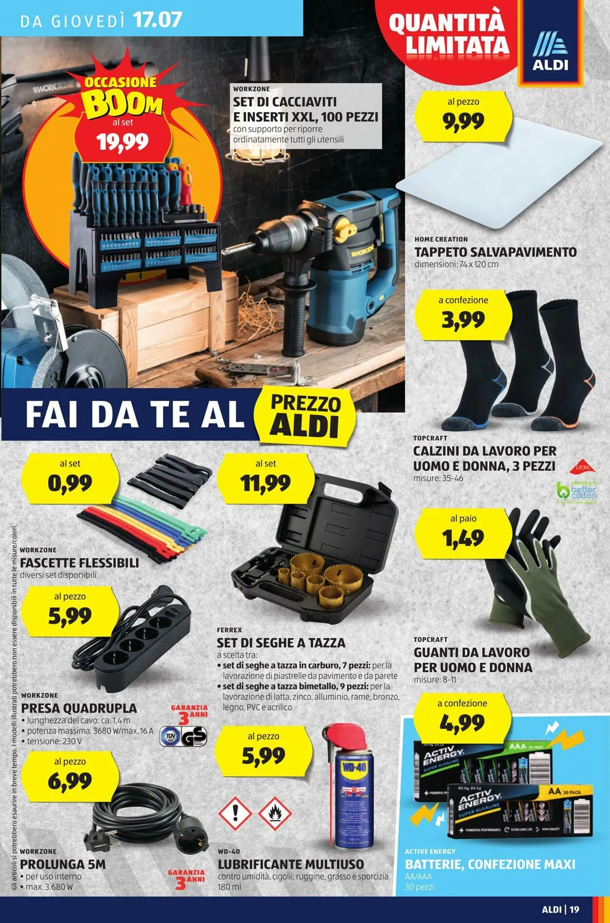 Aldi Volantino attuale da 14 luglio a 20 luglio di 2025 - Pagina del volantino 19