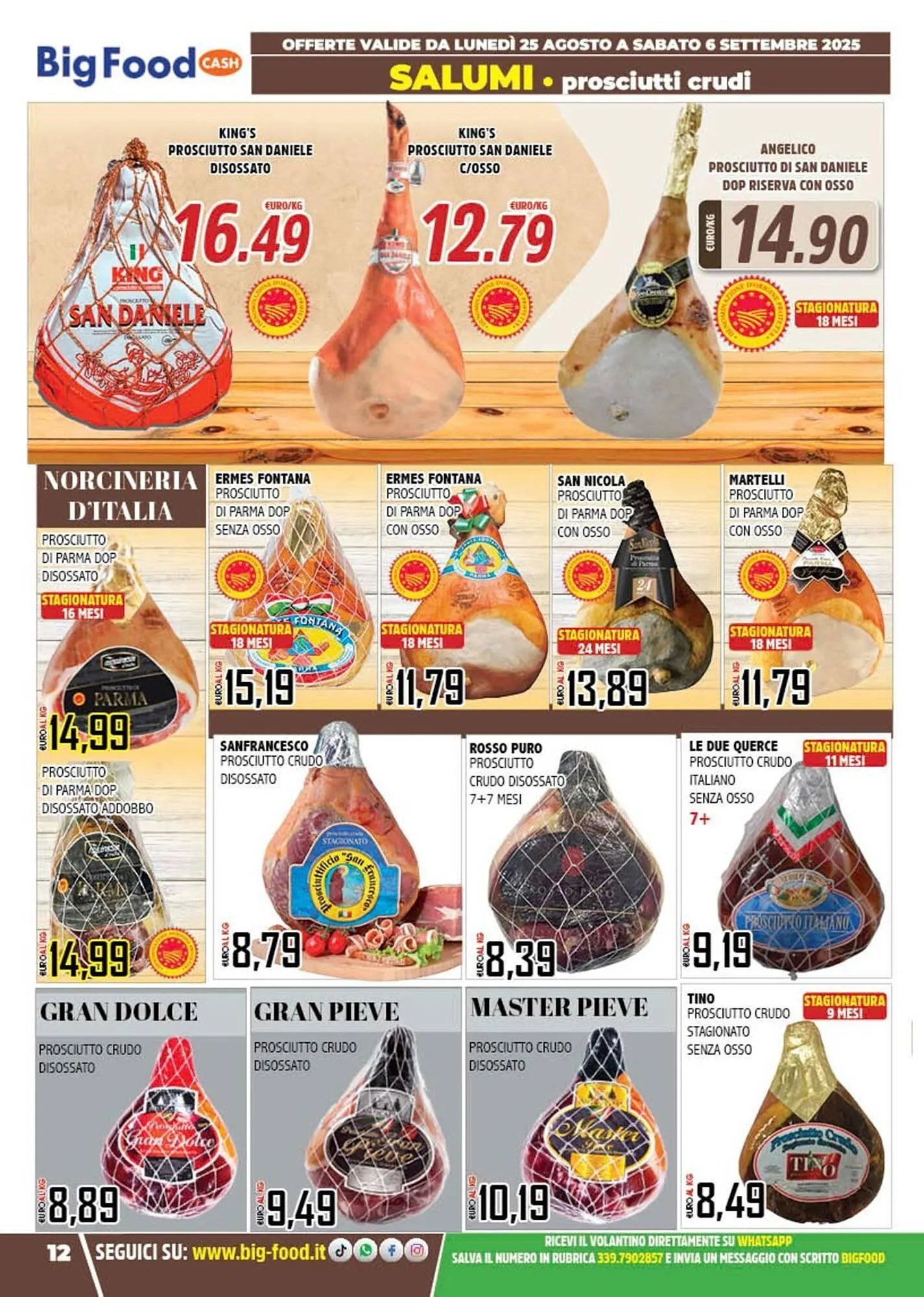 Volantino Big Food da 25 agosto a 6 settembre di 2025 - Pagina del volantino 12