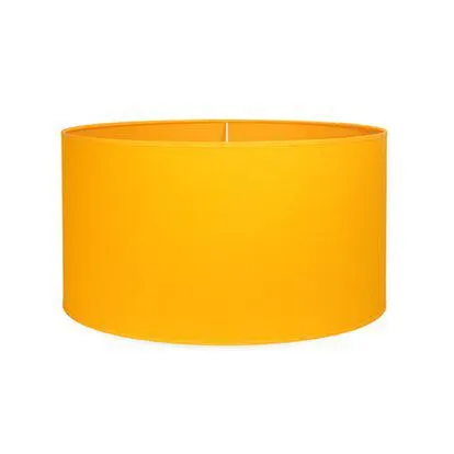 Paralume giallo per lampada a sospensione o da terra E27 H25 Ø45