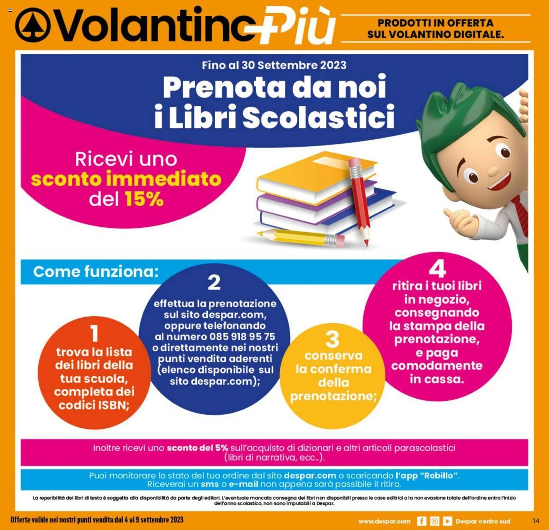 Volantino Eurospar da 4 settembre a 9 settembre di 2023 - Pagina del volantino 14